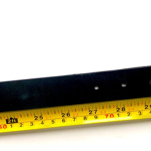 Unlisted by Kenneth Cole Black Belt with Silver Buckle - Picture 5 of 13